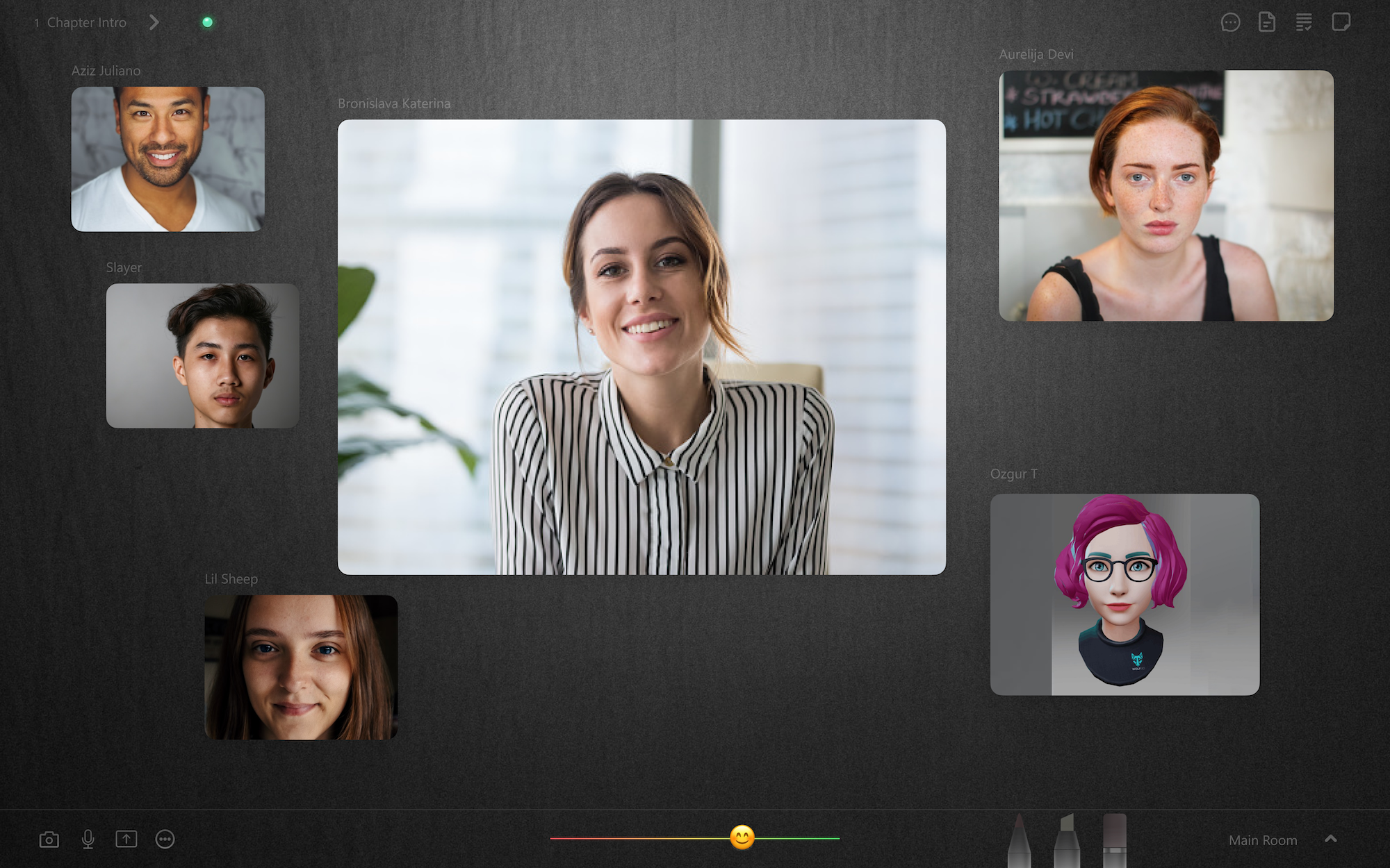 classroom meeting-idle